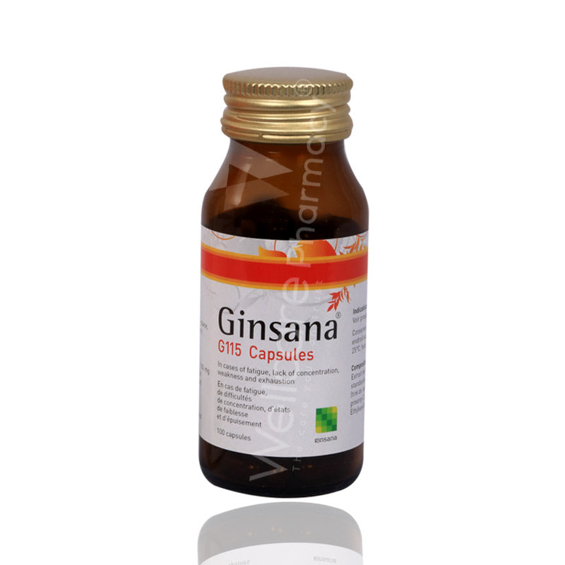 Ginsana G115 Capsules 100'S