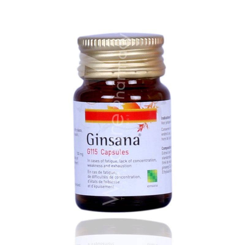 Ginsana G115 Capsules 30'S - Wellcare Pharmacy
