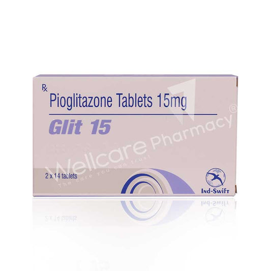 Glit 15Mg Tablets 2X14 28'S