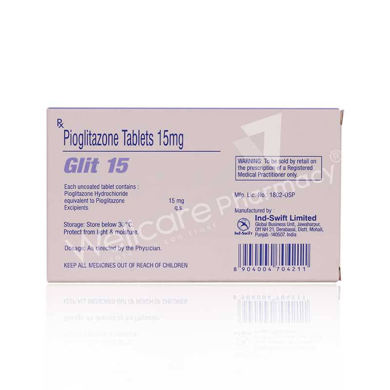 Glit 15Mg Tablets 2X14 28'S