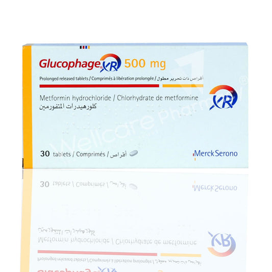 Glucophage Xr 500Mg Tablets 30'S