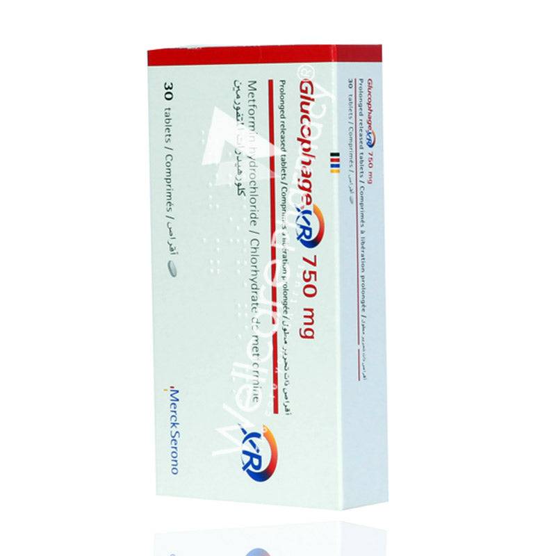 Glucophage Xr 750Mg Tablets 30'S - Wellcare Pharmacy