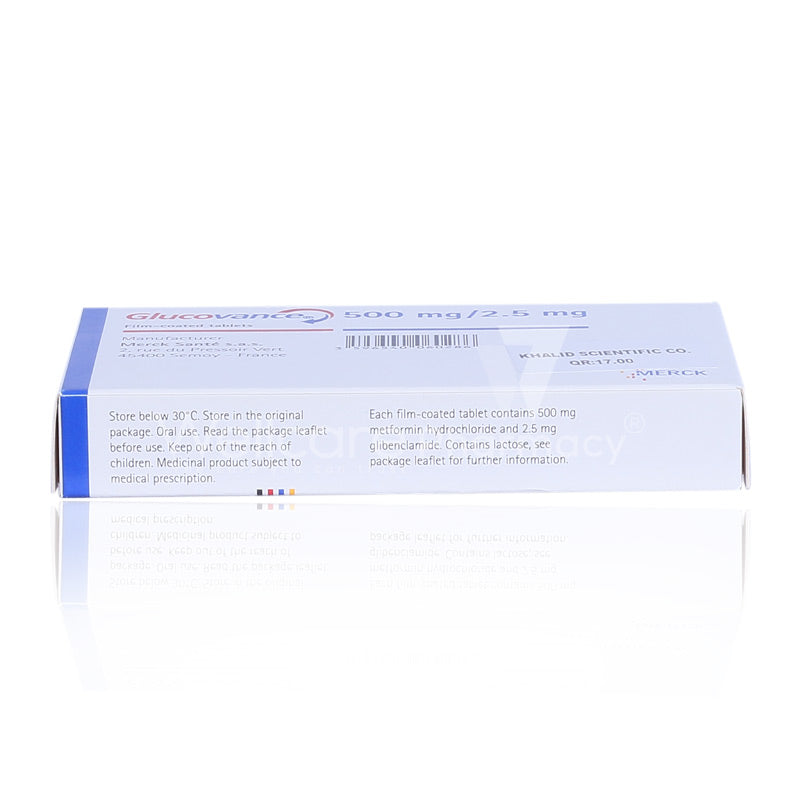 Glucovance 500Mg/2.5Mg Tablets 30'S
