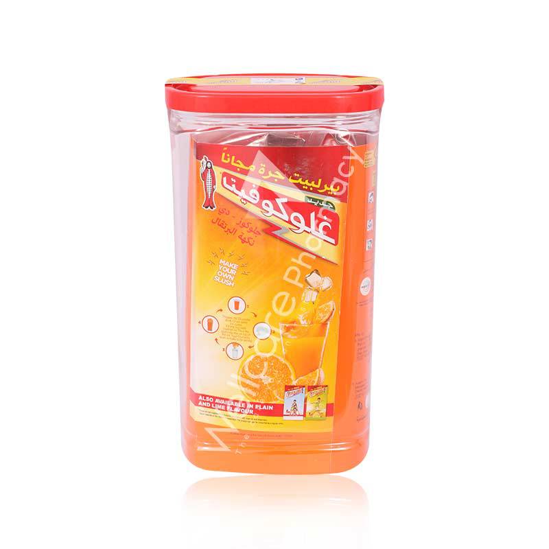 Glucovita Energy Drinking Powder Orange 500G - Wellcare Pharmacy