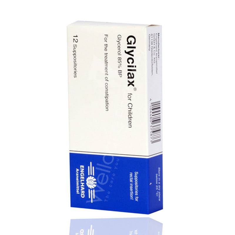 Glycilax Child Suppositories 12'S - Wellcare Pharmacy