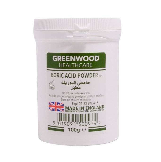 Greenland Boric Acid Powder 100Gm