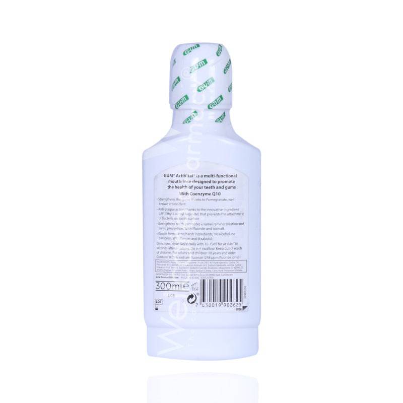 Gum Activital Q10 Mouth Wash 300Ml - Wellcare Pharmacy