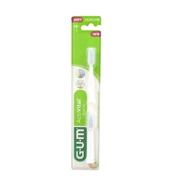 Gum Activital Sonic Toothbrush Replacement Heads 4110