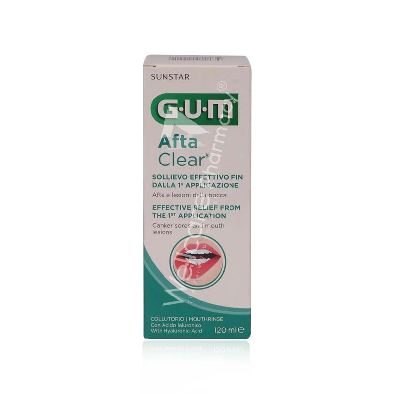 Gum Aftaclear Mouth Rinse 120ml