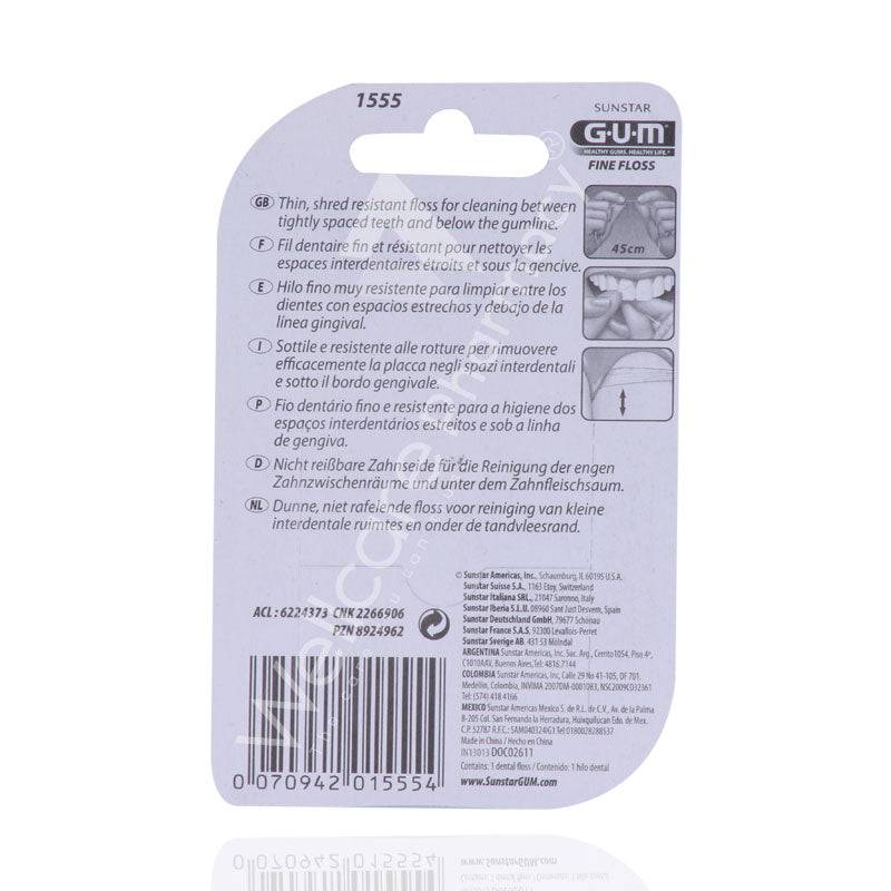 Gum Dental Fine Floss Waxed 1555Ma - Wellcare Pharmacy