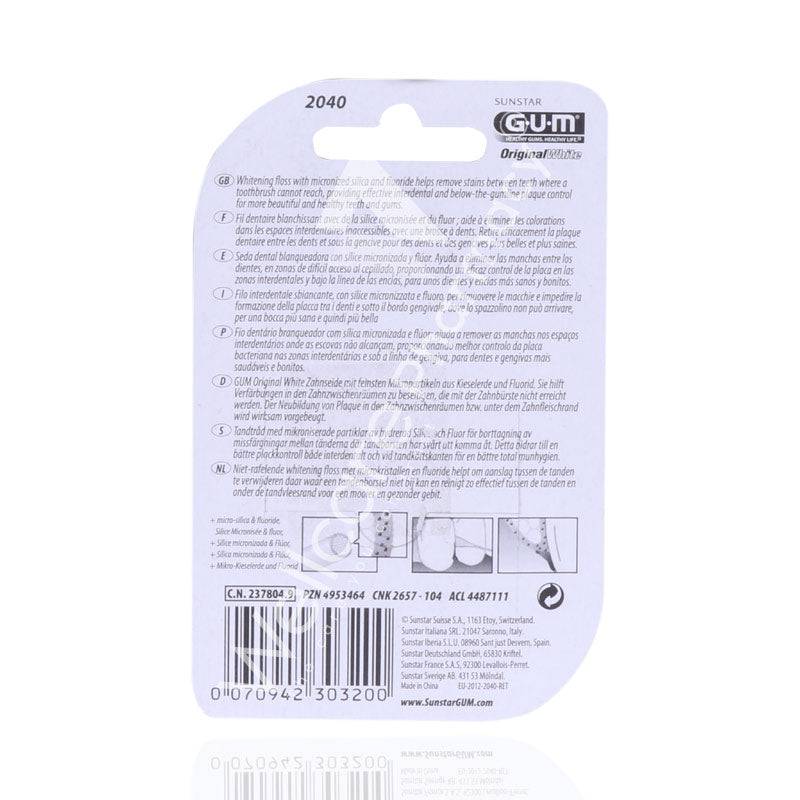 Gum Original White Floss 2040Ma - Wellcare Pharmacy