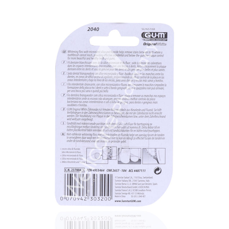 Gum Original White Floss 2040ma
