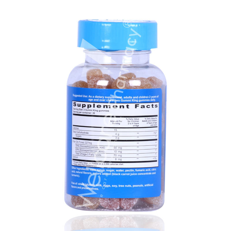 Gummi King Dha Omega 3 Gummies 60'S