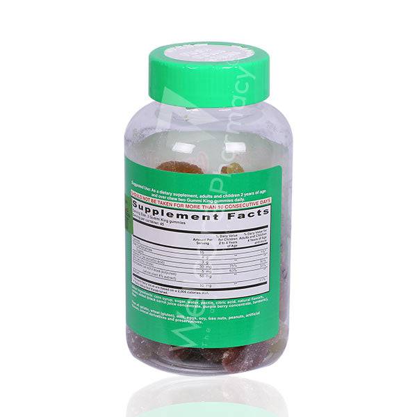 Gummi King Echinacea Plus Vitamin C And Zinc Gummies 90'S