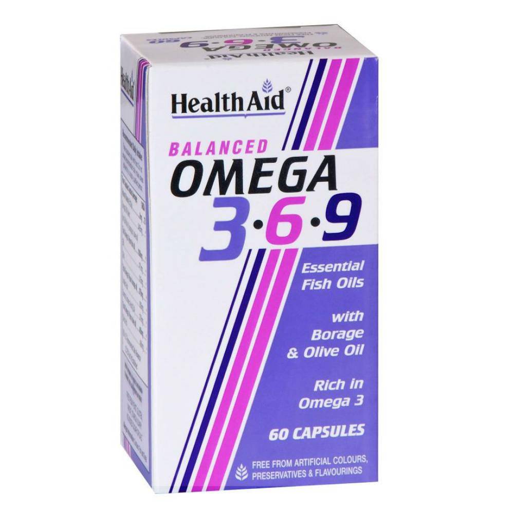 Health Aid Balanced Omega 3,6,9 Capsules 60'S - Wellcare Pharmacy