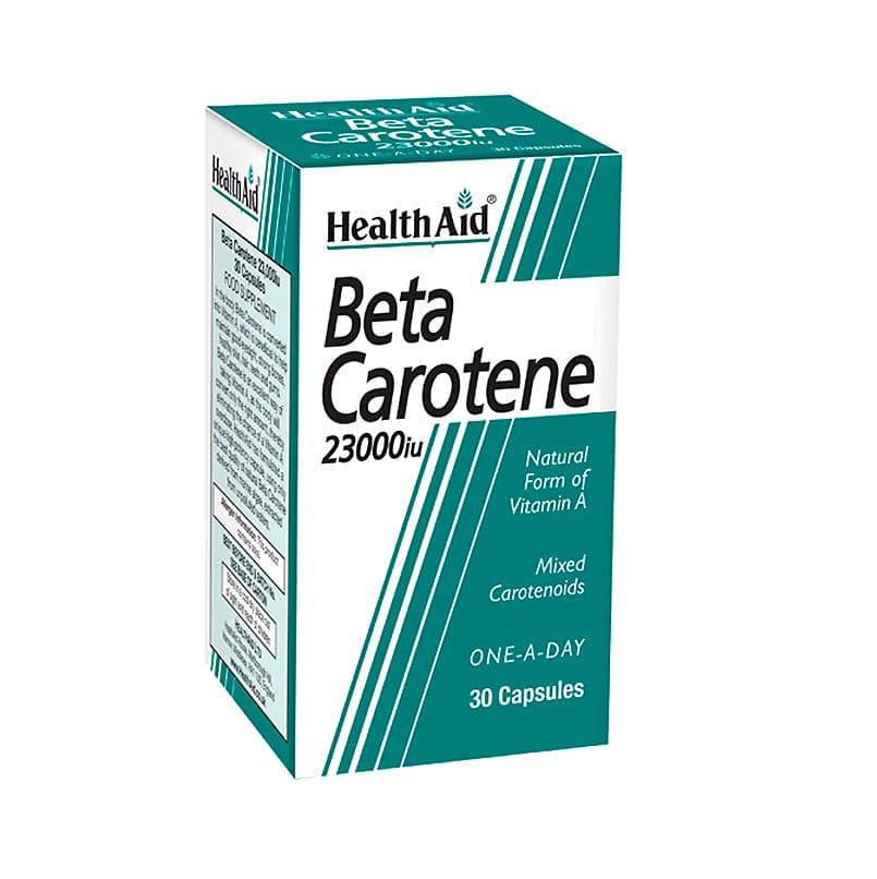 Health Aid Beta Carotene 23000Iu Capsules 30'S - Wellcare Pharmacy
