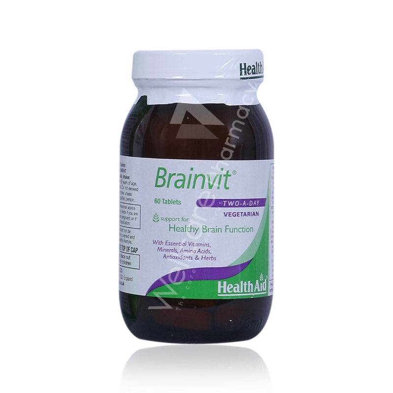 Health Aid Brainvit Tablets 60'S - Wellcare Pharmacy