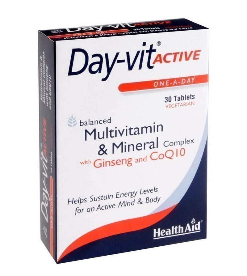 Health Aid Day-Vit Active Tablets 30'S