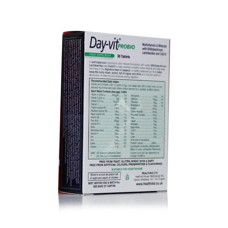 Health Aid Day-Vit Probio Tablets 30'S - Wellcare Pharmacy