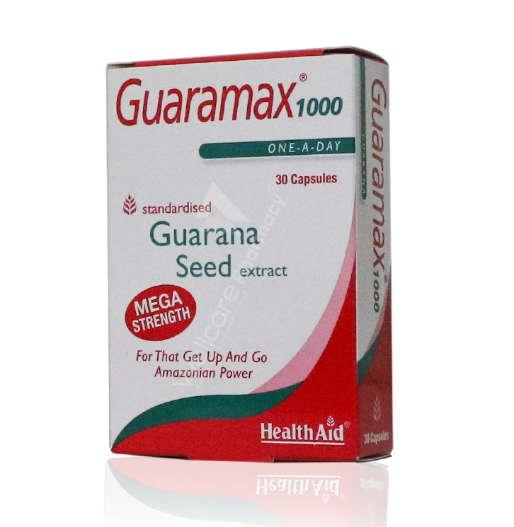 Health Aid Guaramax Capsules 1 A Day 30'S