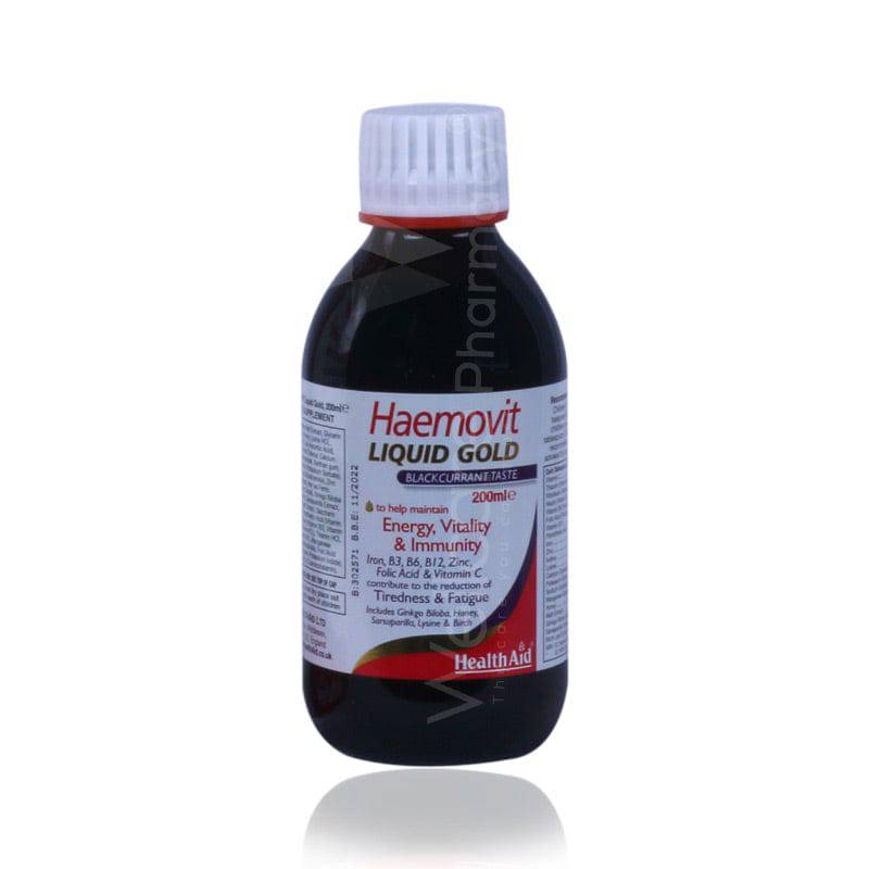 Health Aid Haemovit Liquid Gold 200Ml - Wellcare Pharmacy