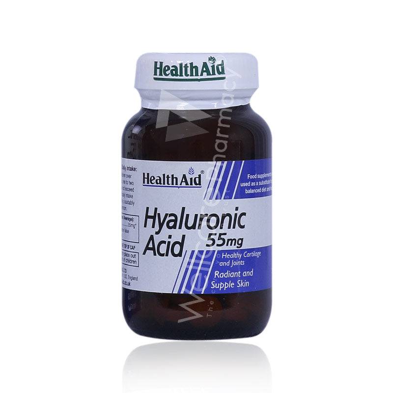 Health Aid Hyaluronic Acid 55Mg Tablets 30'S - Wellcare Pharmacy