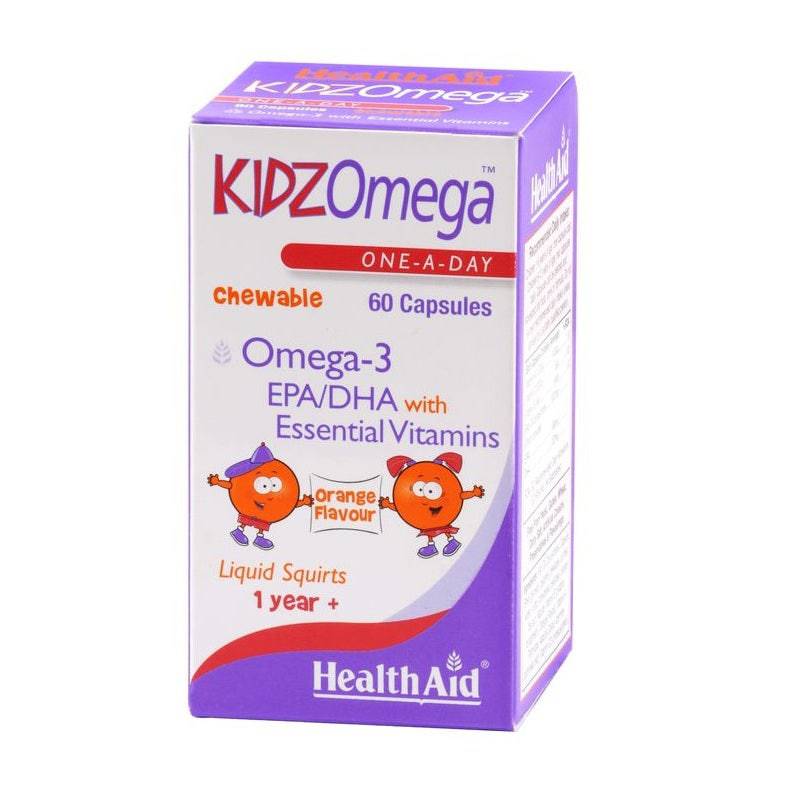 Health Aid Kidz Omega Chewable Capsules 60'S - Wellcare Pharmacy