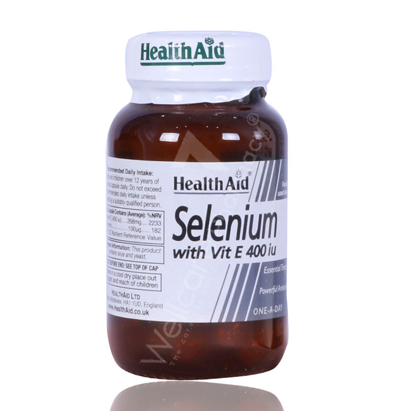 Health Aid Selenium With Vit E 400 Capsules 30'S