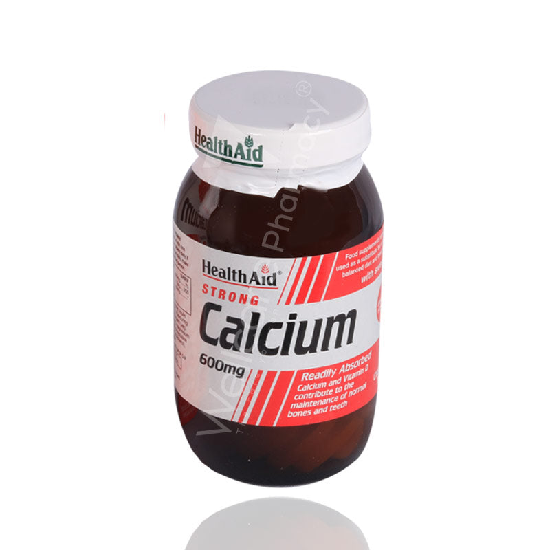 Health Aid Strong Calcium 600Mg Chewable Tablets 60'S