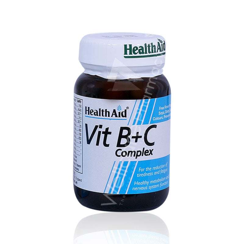 Health Aid Vit B + C Complex Tablets 30'S