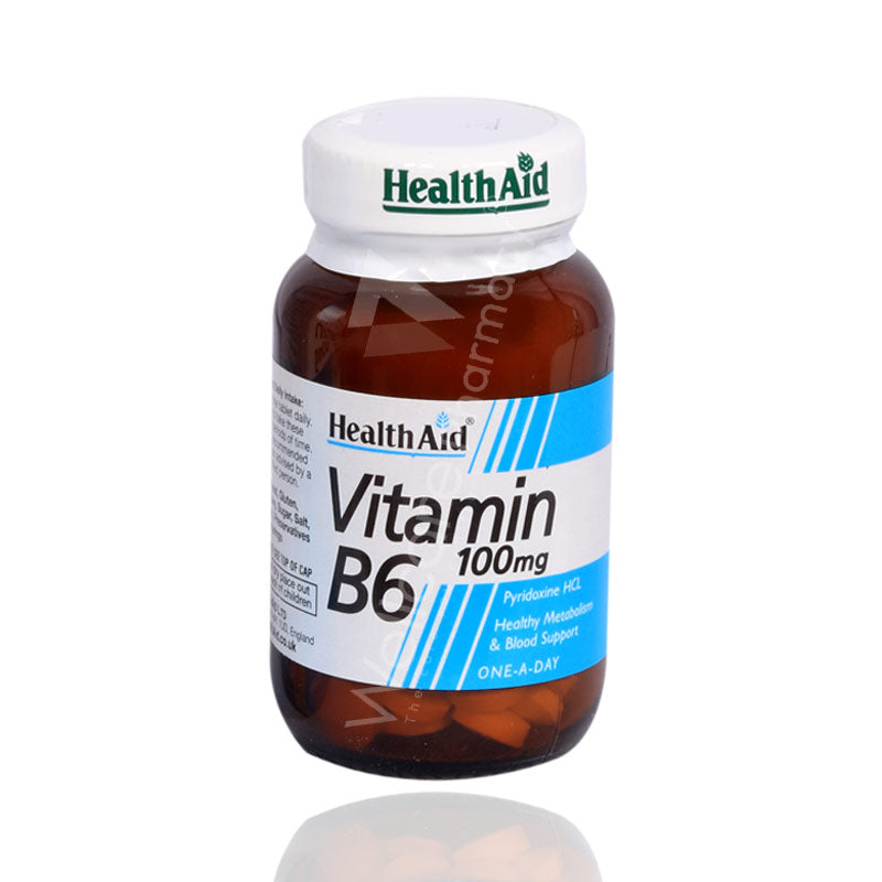 Health Aid Vitamin B6 100Mg Tablets 90'S