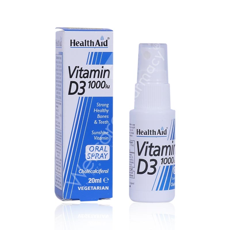 Health Aid Vitamin D3 1000 Iu Oral Spray