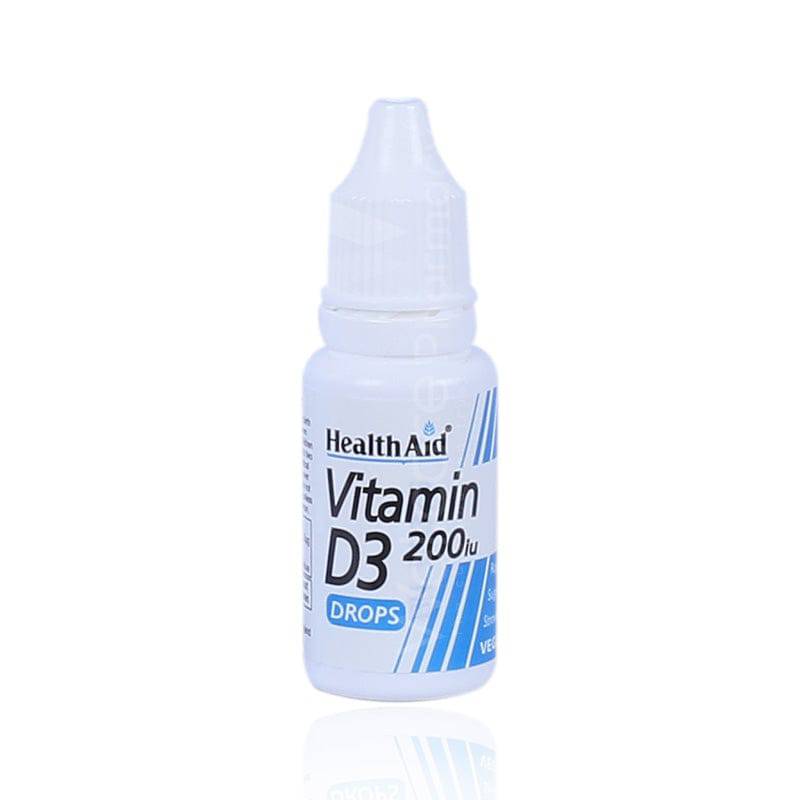 Health Aid Vitamin D3 200 Iu Drops 15Ml - Wellcare Pharmacy