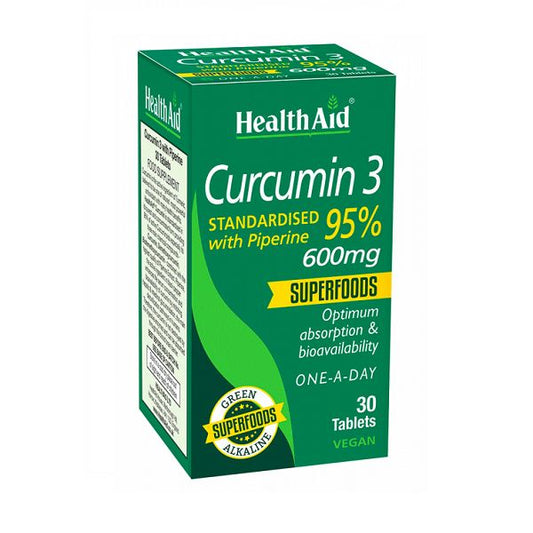 Healthaid Curcumin 3 600Mg Tablets 30'S