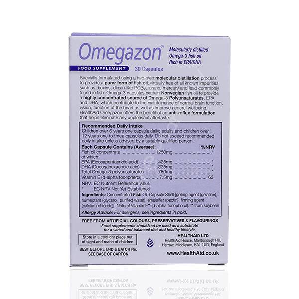 Healthaid Omegazon Capsules 30'S