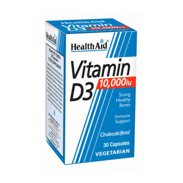 Healthaid Vitamin D3 10,000Iu Capsules 30'S