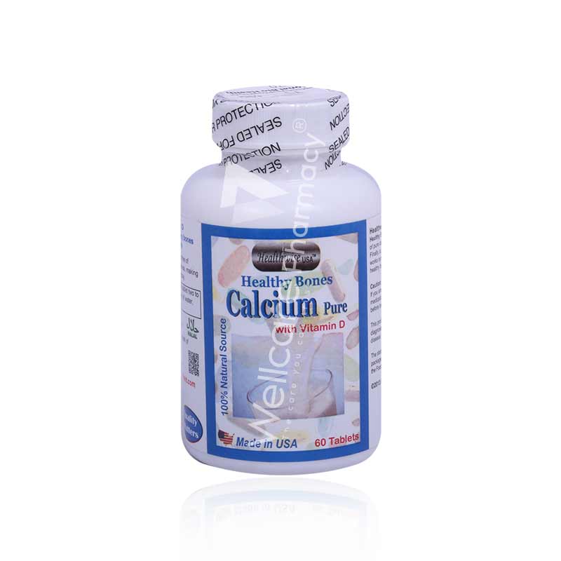 Healthwise Healthy Bones Calcium With Vitamin D Tab 60'S