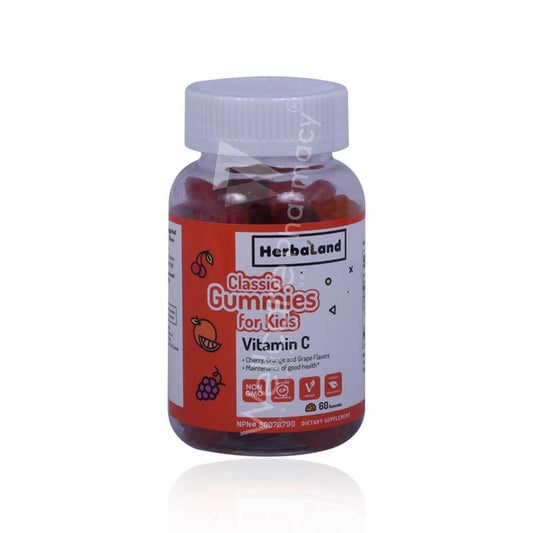 Herbaland Classic Gummies For Kids Vitamin C 60'S
