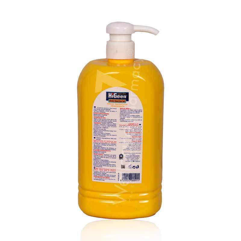 Higeen Hand Sanitizer Fresh Maracuja 1000Ml