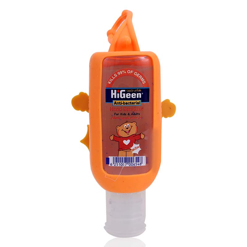 Higeen Kids Sanitizer Gel With Holder Assorted 50Ml