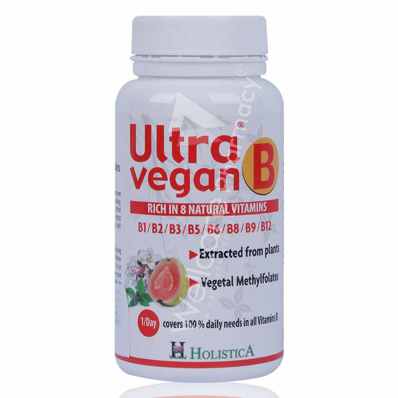 Holistica Ultra Vegan B Tablets 30'S - Wellcare Pharmacy