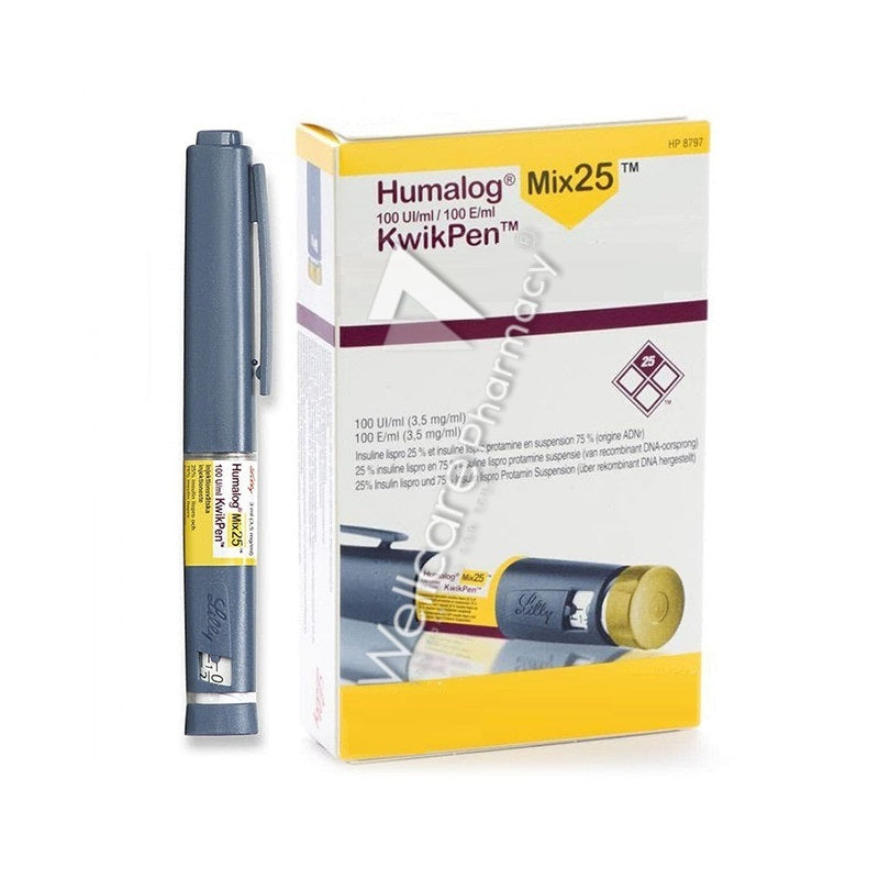 Humalog Mix 25 Kwikpen 100U/Ml 5'S