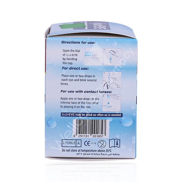 Hydr Dry Eye Relief Drops 1X30's