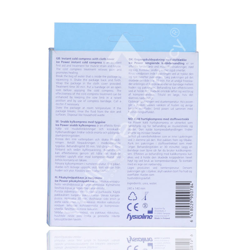 Ice Power Instant Cold Compress With Cover 300Gm