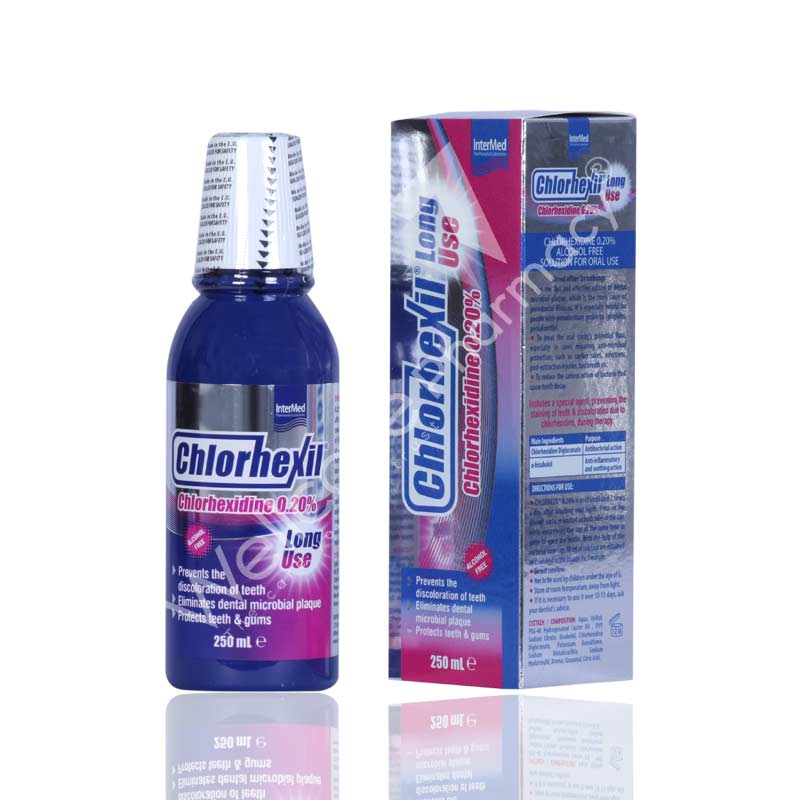 Intermed Chlorhexil Long Use 0.20% Mouth Wash 250Ml