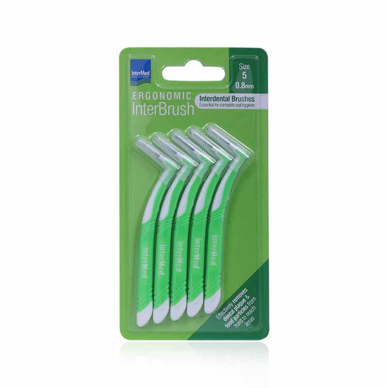 Intermed Ergonomic Interdental Brush 0.8Mm 1 X 5'S