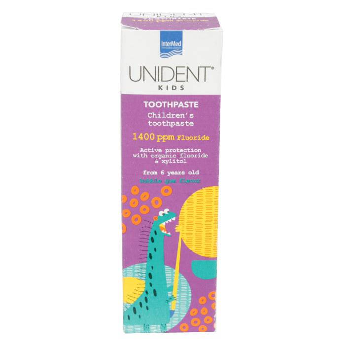 Intermed Unident Kids 1400 Ppm Fluoride Toothpaste 50Ml