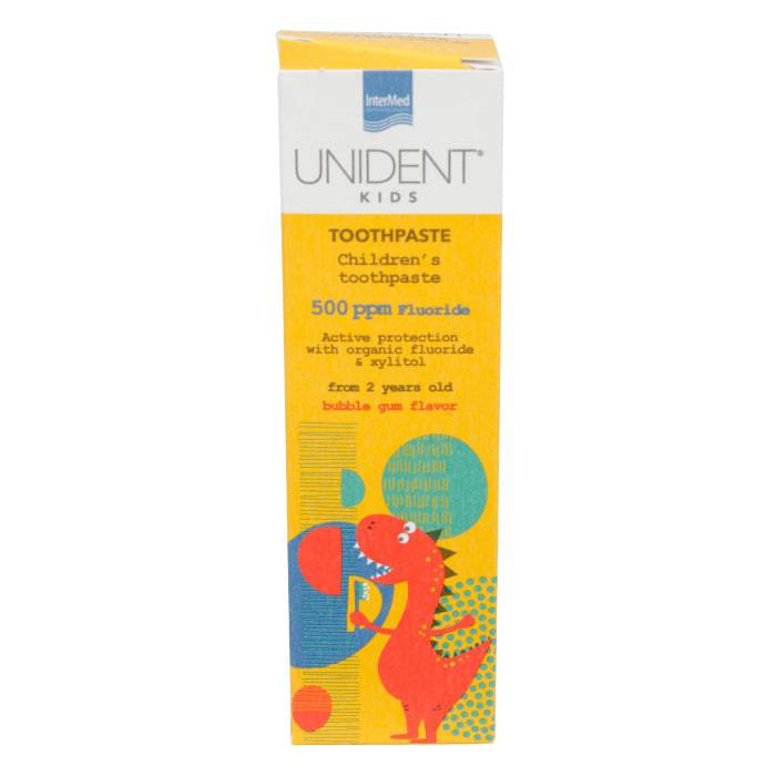 Intermed Unident Kids 500 Ppm Fluoride Toothpaste 50Ml