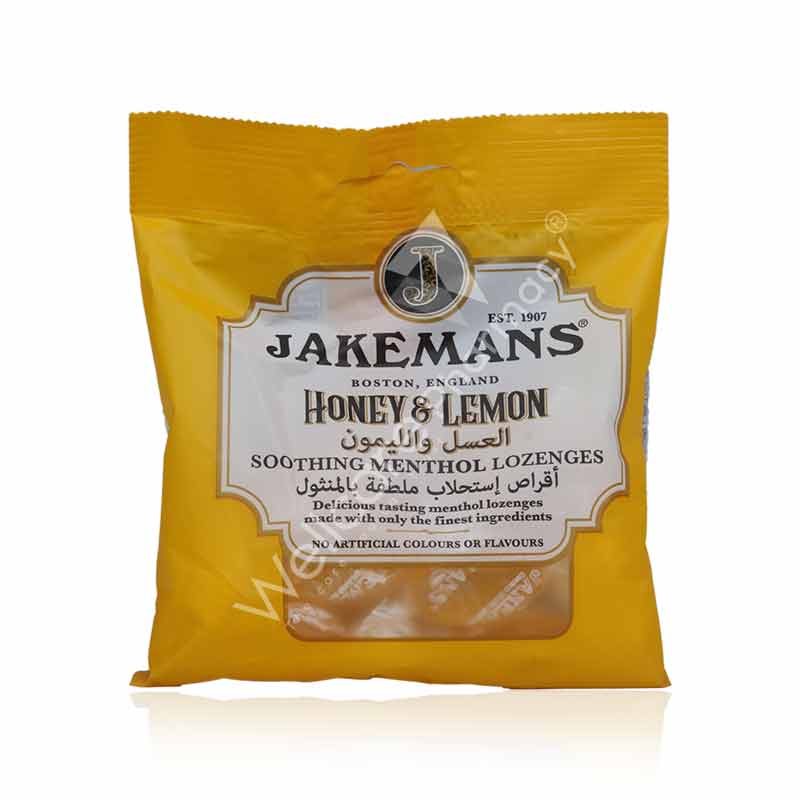 Jakemans Honey & Lemon Soothing Menthol Lozenges 73G