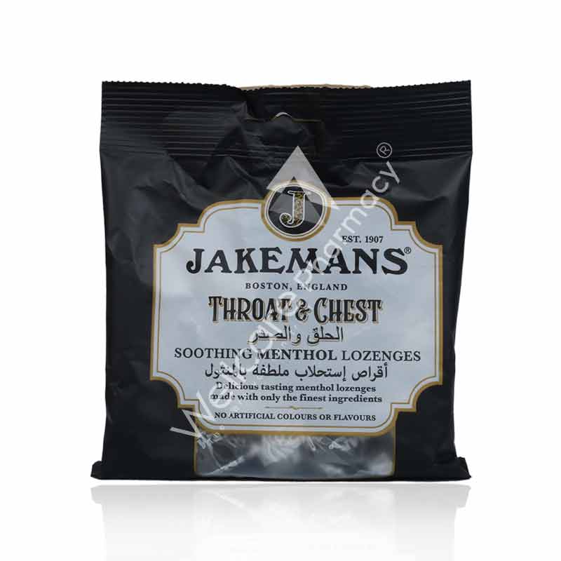 Jakemans Throat & Chest Soothing Menthol Lozenges 73G